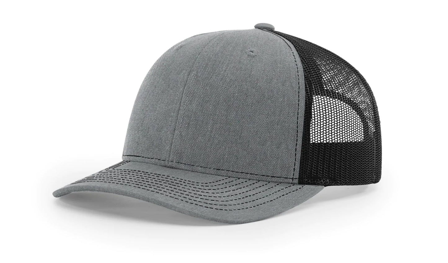 Blue Grit OG Round Leather Patch Hat