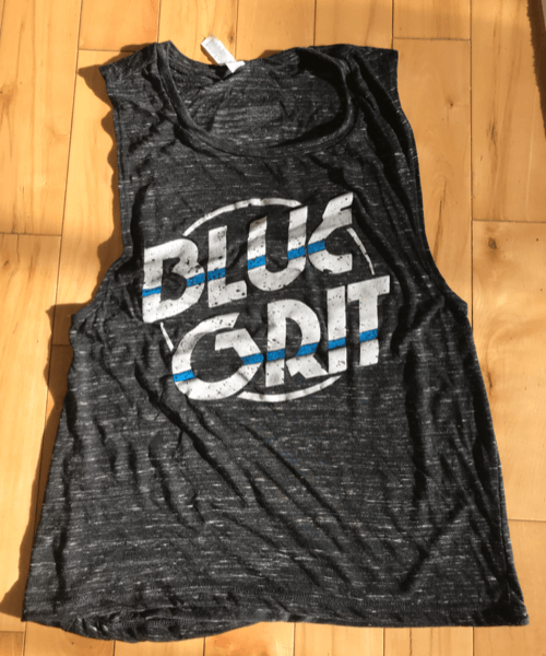 Women's HTL muscle tank - Blue Grit