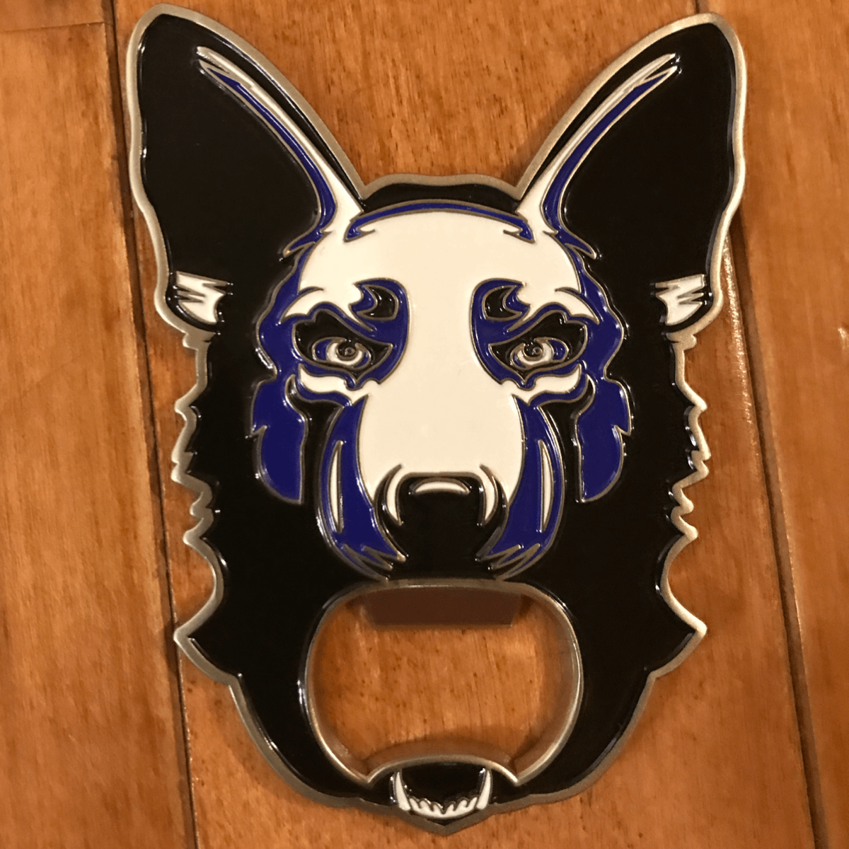 K9 Line challenge coin/bottle opener - Blue Grit