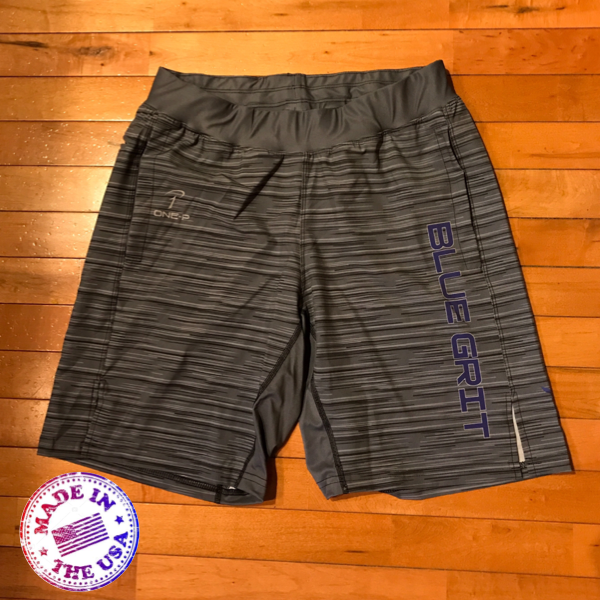 Alfa short (gray heather) - Blue Grit