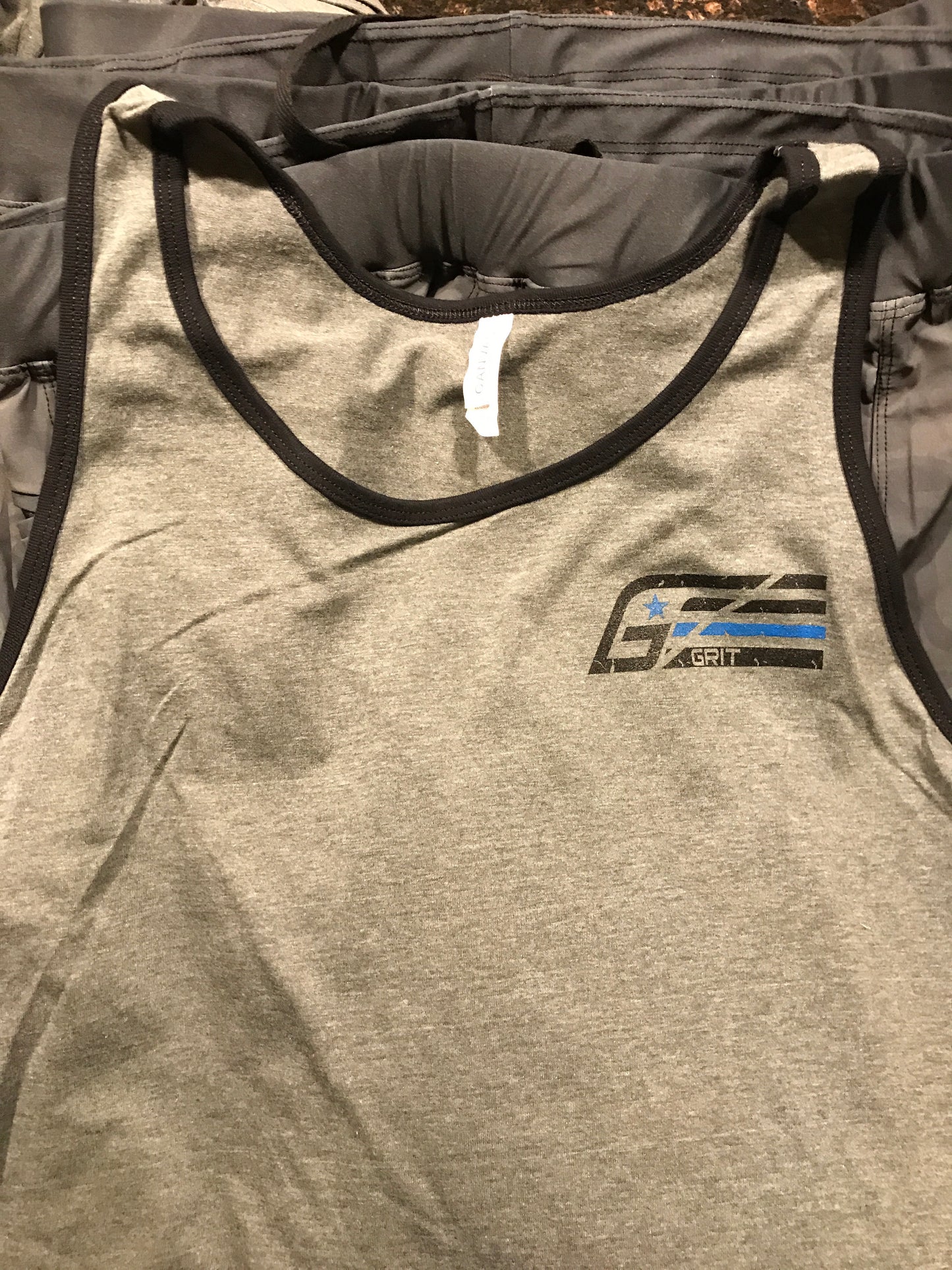 Unisex pure Grit tank (TBL) - Blue Grit