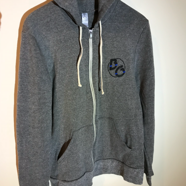BG Hoodie (Gray TBL) - Blue Grit