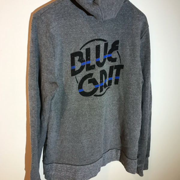 BG Hoodie (Gray TBL) - Blue Grit