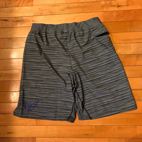 Alfa short (gray heather) - Blue Grit