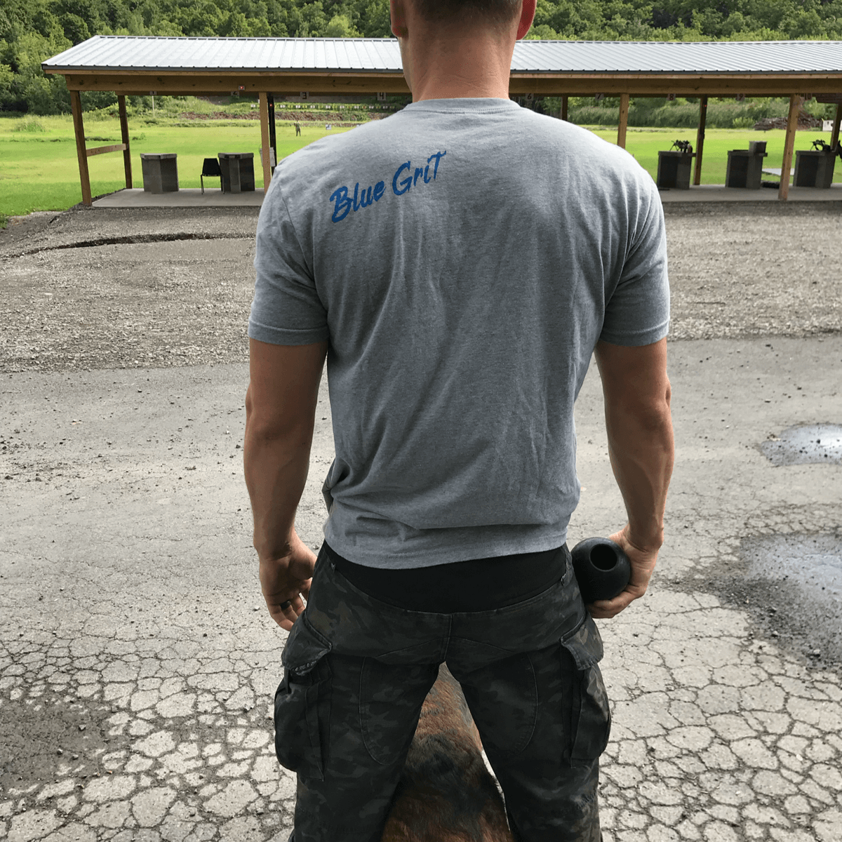 K9 Line t-shirt - Blue Grit