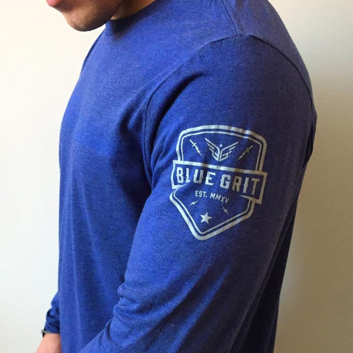 Subtle Pride Long Sleeve - Blue Grit