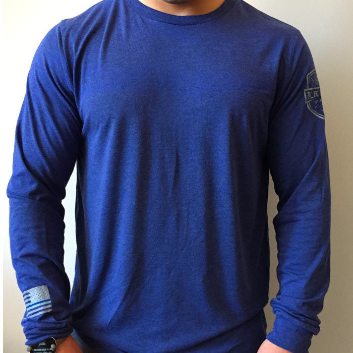 Subtle Pride Long Sleeve - Blue Grit