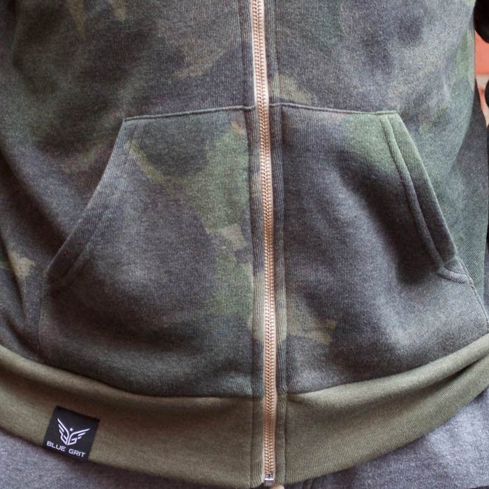 Limited Edition "Urban Hide" Hoodie - Blue Grit
