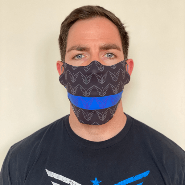 TBL face mask - Blue Grit