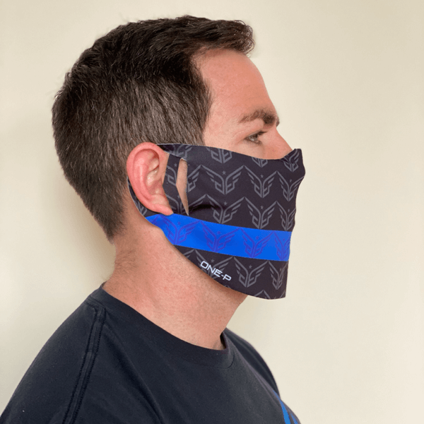 TBL face mask - Blue Grit