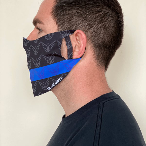 TBL face mask - Blue Grit