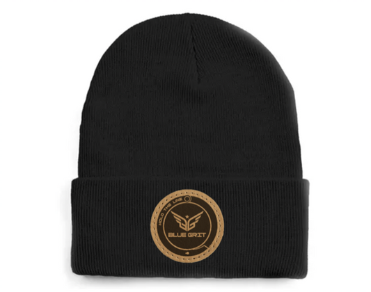 Blue Grit "Hold the Line" Beanie